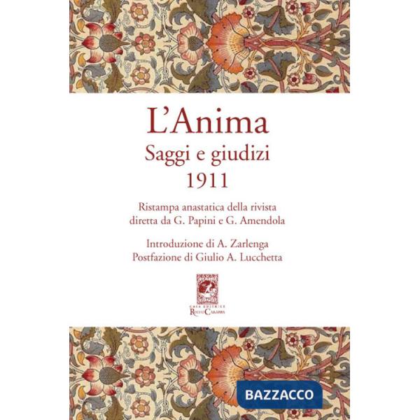 Anima. Saggi e giudizi 1911 (L')