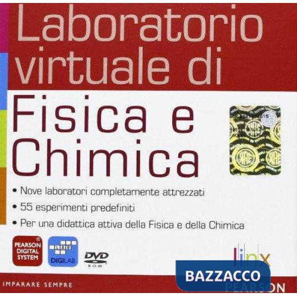 LAB VIRTUALE FISICA CHIMICA + 30DVD-ROM (SW COMPLETO)