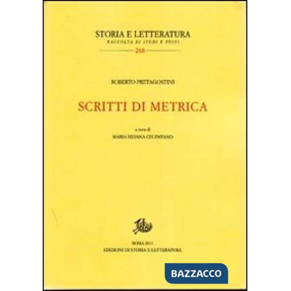 Scritti di metrica