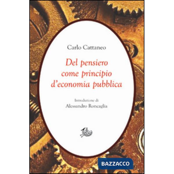 Del pensiero come principio d'economia pubblica