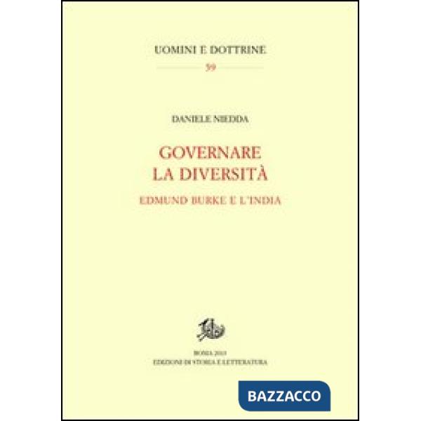 Governare la diversità. Edmund Burke e l'India