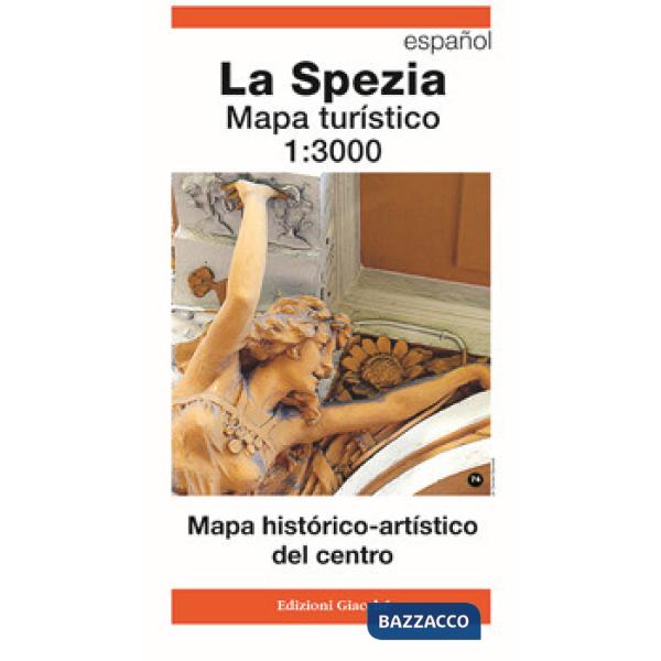 La Spezia Mapa turístico 1:30.000 Guía histórico-artística del centro ciudad