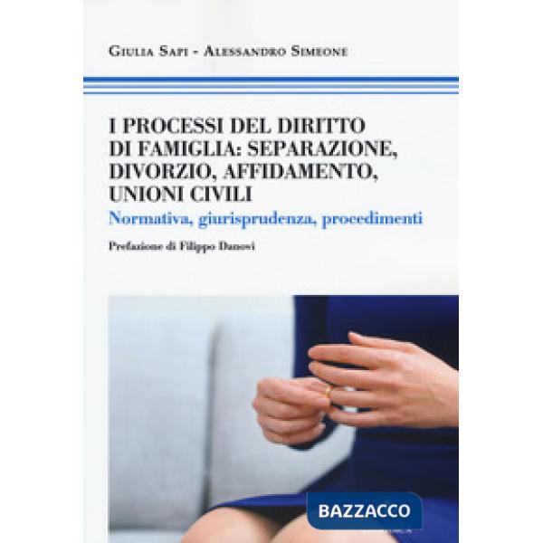 Processi del diritto di famiglia: separazione, divorzio, affidamento, unioni civili. Normativa, giurisprudenza, procedimenti (I)