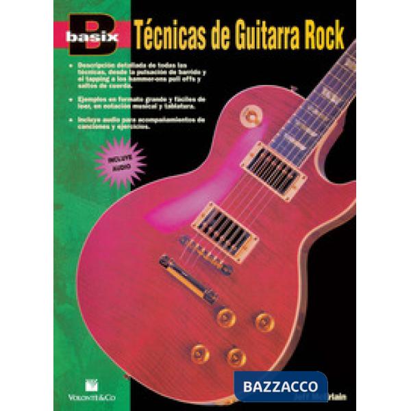 Basix tecnicas guitarra rock. Con CD-Audio
