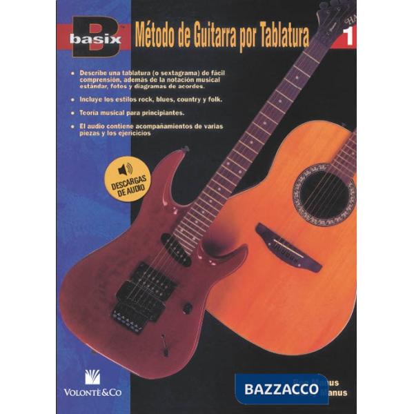 Método de guitarra por tablatura. Basix. Con CD-Audio. Vol. 1