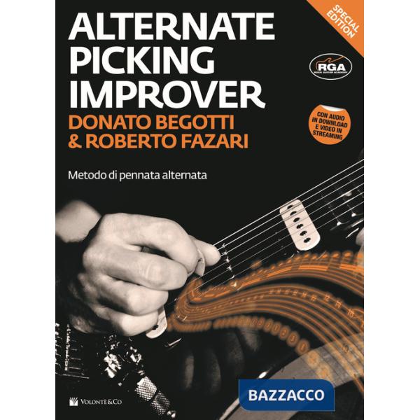 Alternate Picking Improver. Metodo per chitarra di pennata alternata. Con video in streaming. Con File audio per il download