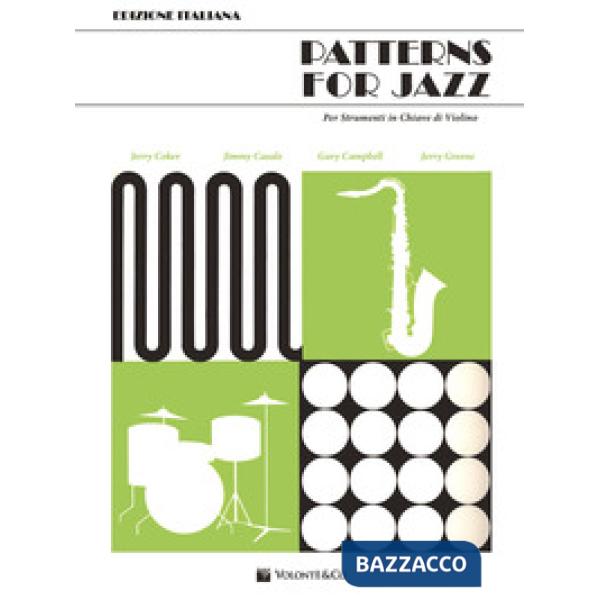 Patterns for jazz. Per strumenti in chiave di violino