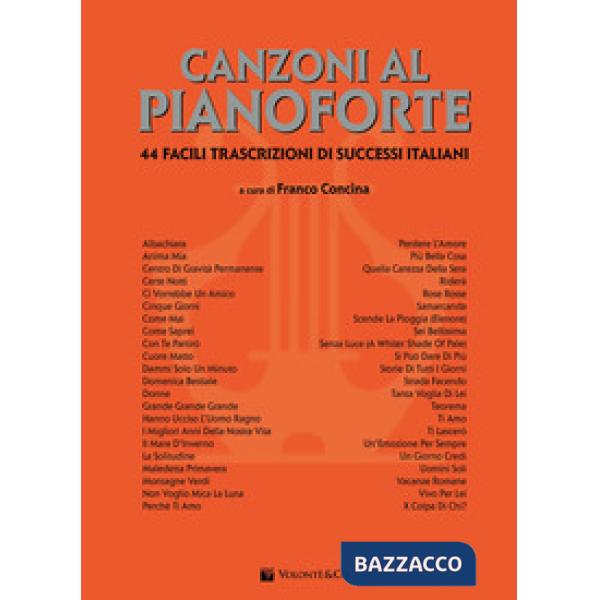 Canzoni al pianoforte. Vol. 1