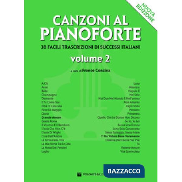 Canzoni al pianoforte. Nuova ediz.. Vol. 2
