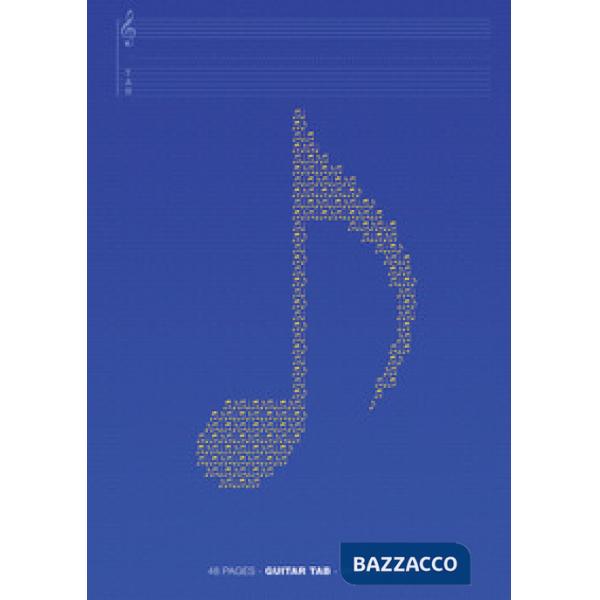 Quaderno di musica per chitarra (12 righi con TAB)