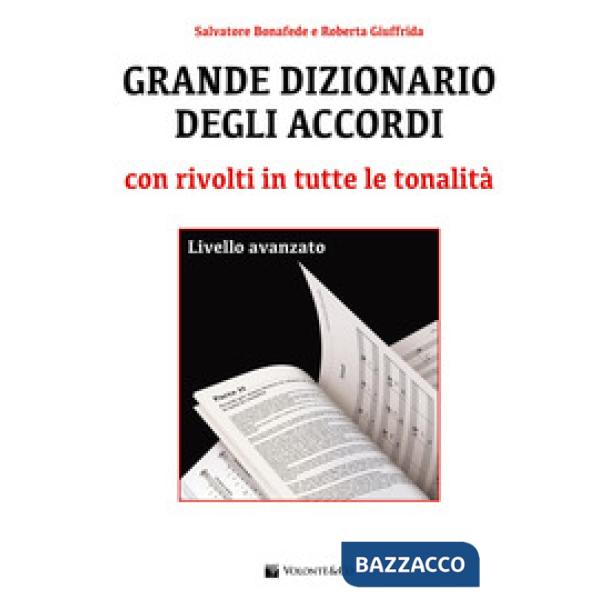 Grande dizionario degli accordi con rivolti in tutte le tonalità. Livello avanzato