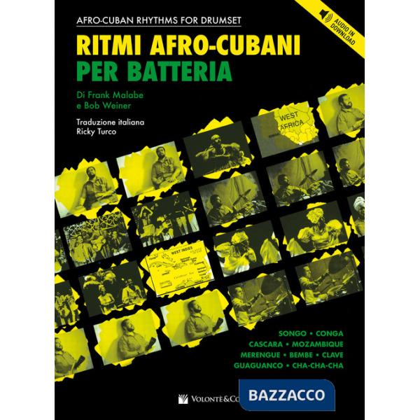 Ritmi afro-cubani per batteria. Con File audio per il download