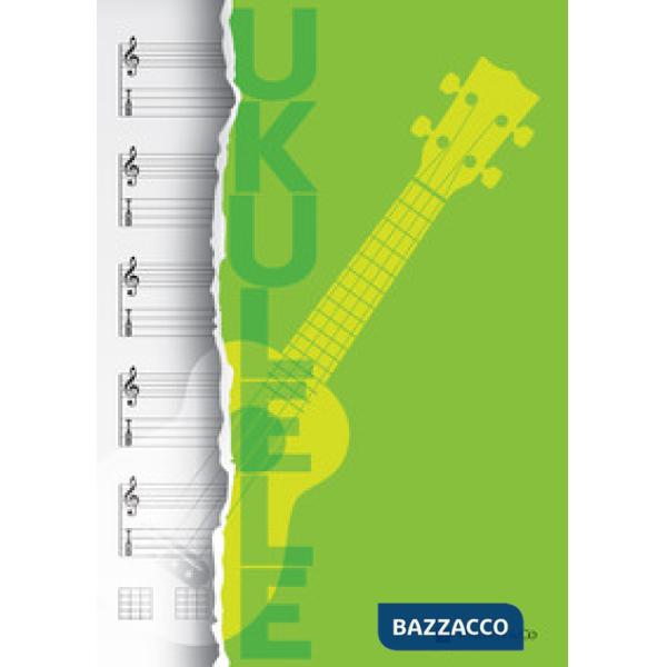 Quaderno di musica ukulele. Quaderno pentagrammato
