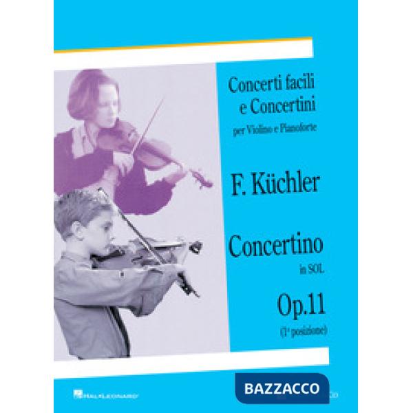 Concertino in Sol op. 11 (1ª posizione). Concerti facili e concertini per violino e pianoforte