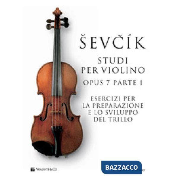 Sevcik violin studies Opus 7 Part 1. Ediz. italiana