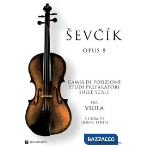 Sevcik viola Opus 8. Ediz. italiana