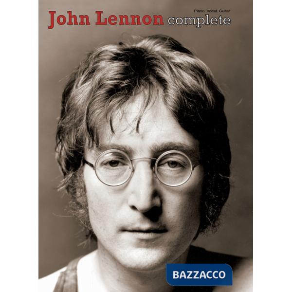 John Lennon complete. Piano, vocal, guitar. Partitura