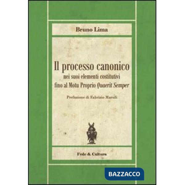 Processo canonico nei suoi elementi costitutivi fino al Motu proprio quaerit sem