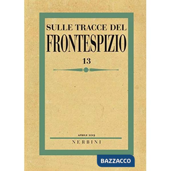 Sulle tracce del frontespizio. Vol. 14