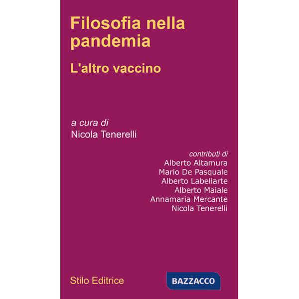 Filosofia nella pandemia. L'altro vaccino