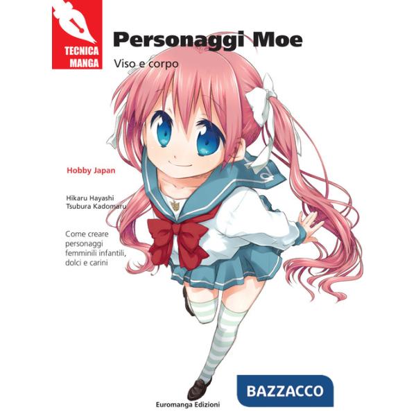Personaggi Moe. Viso e corpo