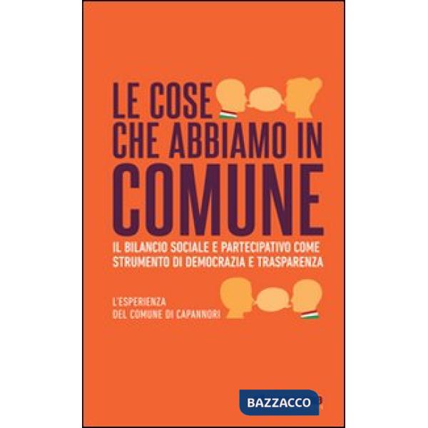 Cose che abbiamo in Comune. Il bilancio sociale e partecipativo come strumento d
