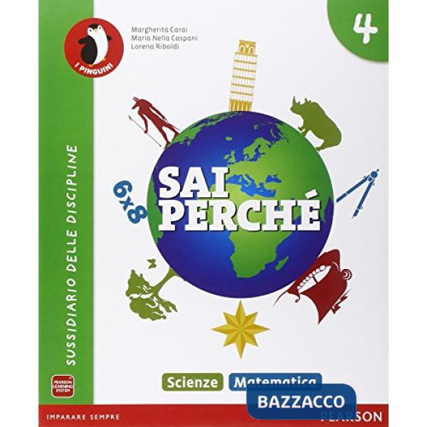 SAI PERCHE 4 VOL + QUADERNOMATEMATICA/SCIENZE