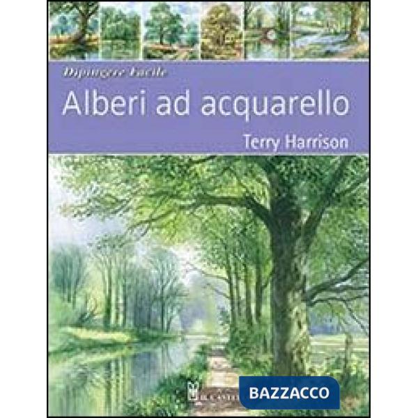 Alberi ad acquarello. Dipingere facile