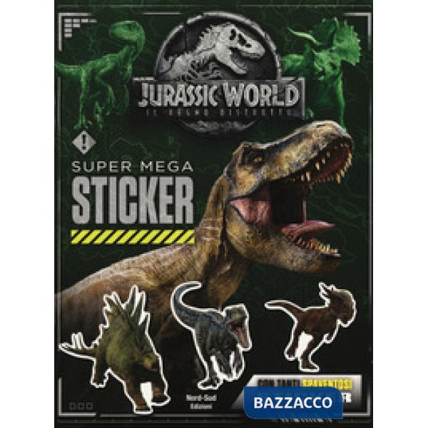 Super mega sticker. Jurassic world, il regno perduto. Con adesivi. Ediz. a colori