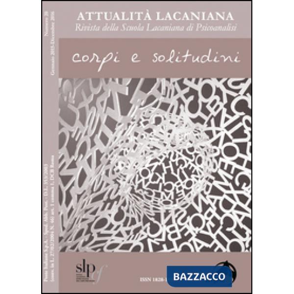 Attualità lacaniana. Rivista della Scuola Lacaniana di Psicoanalisi. Vol. 20: Co