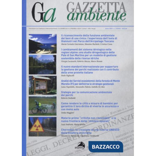 Gazzetta ambiente. Rivista sull'ambiente e il territorio (2018). Vol. 2