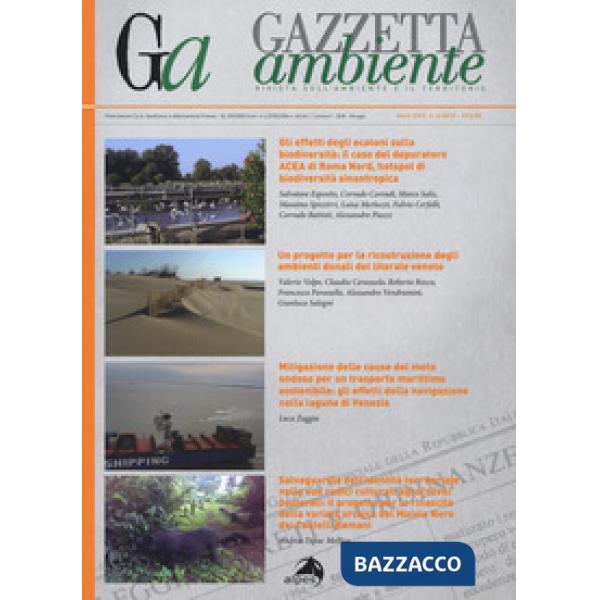 Gazzetta ambiente. Rivista sull'ambiente e il territorio (2018). Vol. 6
