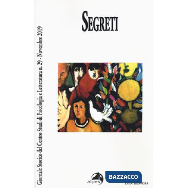 Giornale storico del centro studi di psicologia e letteratura (2019). Vol. 29: S