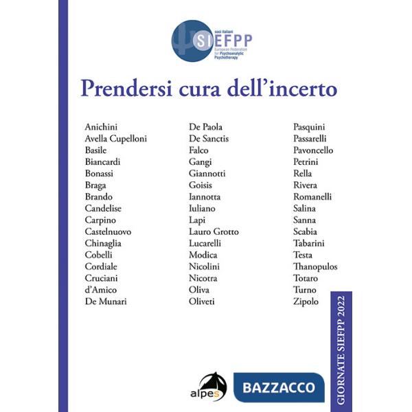 Prendersi cura dell'incerto. Giornate SIEFPP