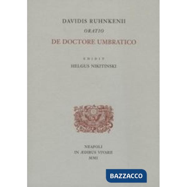 Oratio «De doctore umbratico»