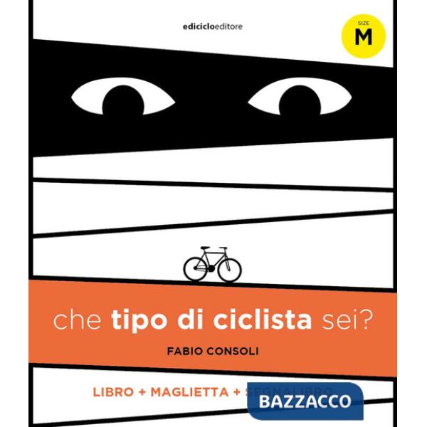 Che tipo di ciclista sei? Con maglietta taglia M. Con Segnalibro