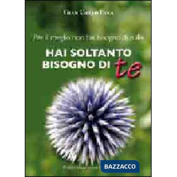 Hai soltanto bisogno di te. Per il meglio non hai bisogno di nulla