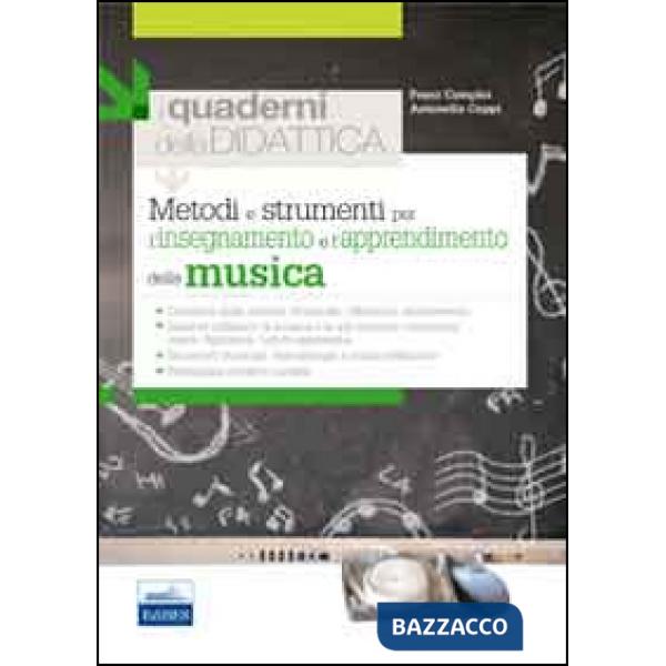 Metodi e strumenti per l'insegnamento e l'apprendimento della musica