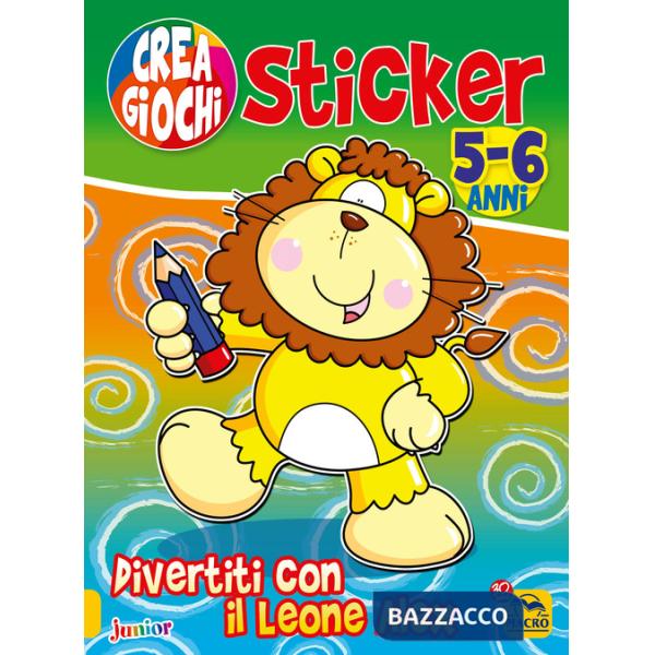 Divertiti con il leone Alex. Ricrea giochi. Con adesivi. Ediz. illustrata. Vol. 4