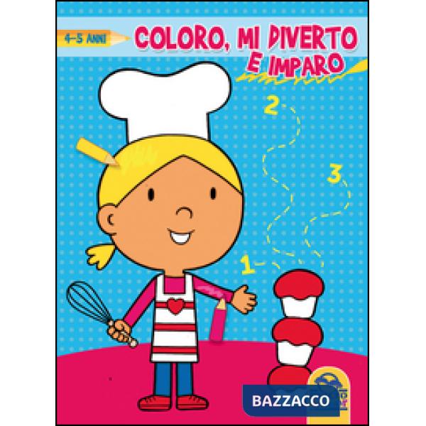 Coloro, mi diverto e imparo. Da 4 a 5 anni