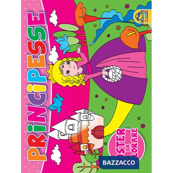 Principesse. Poster da colorare