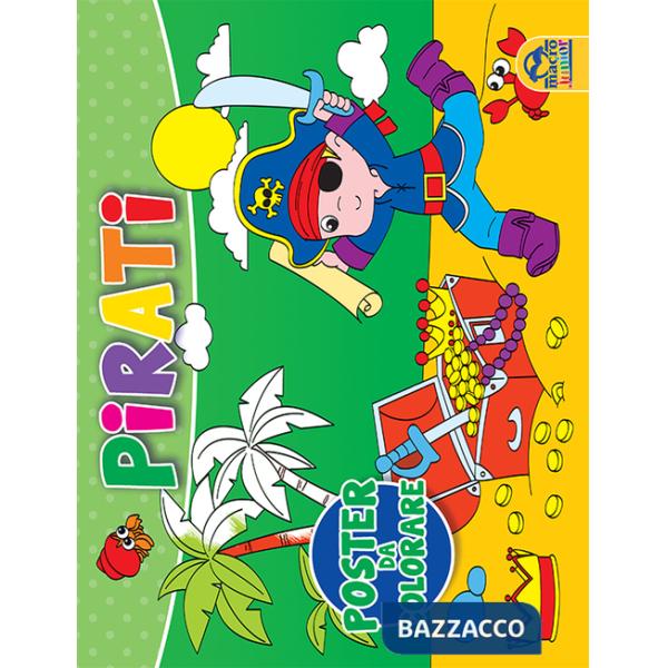Pirati. Poster da colorare