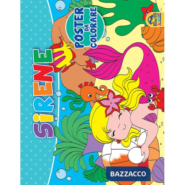 Sirene. Poster da colorare