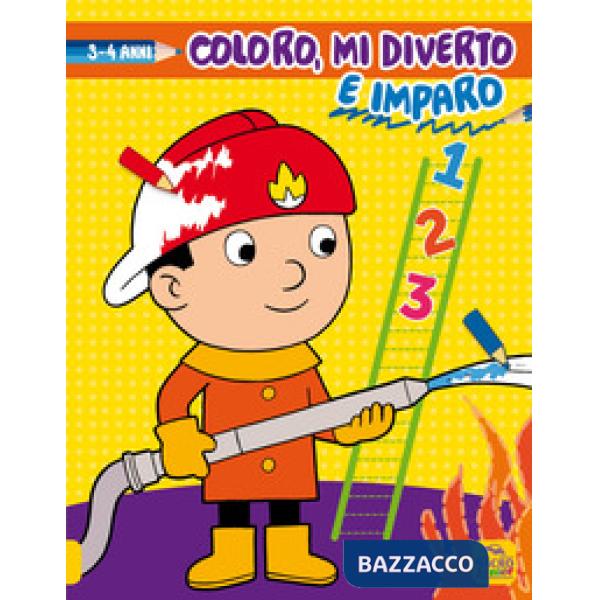 Coloro, mi diverto e imparo. Da 3 a 4 anni. Ediz. illustrata