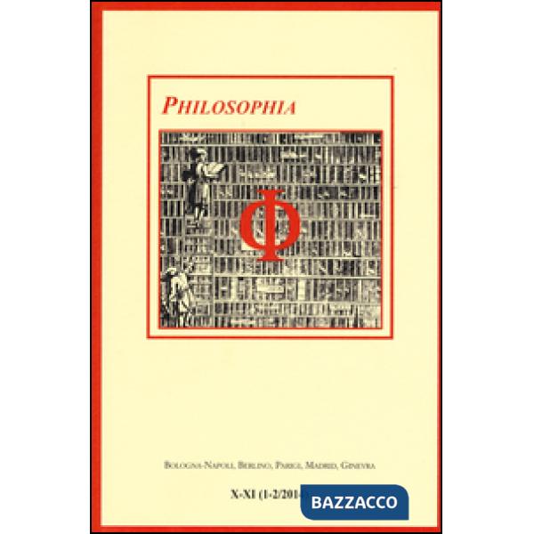 Philosophia. Bollettino della società italiana di storia della filosofia (2015). Vol. 10