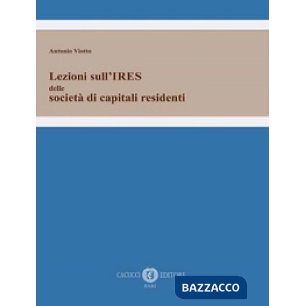 Lezioni sull'IRES delle società di capitali residenti