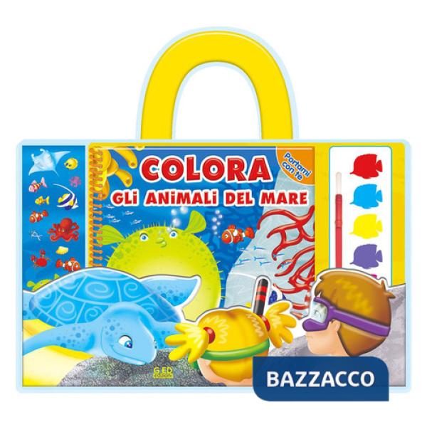 Animali del mare. Ediz. illustrata. Con 12 pastelli