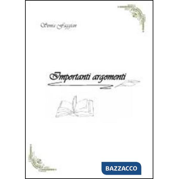 Importanti argomenti