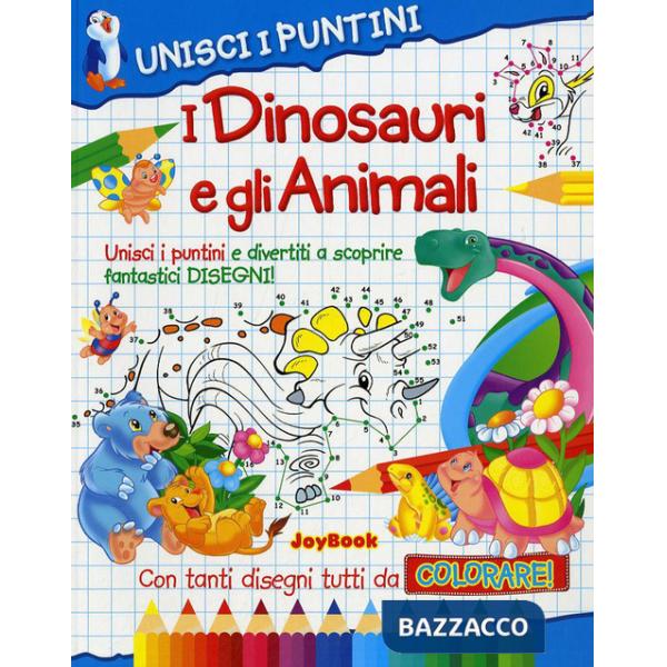 Dinosauri e gli animali. Unisci i puntini (I)