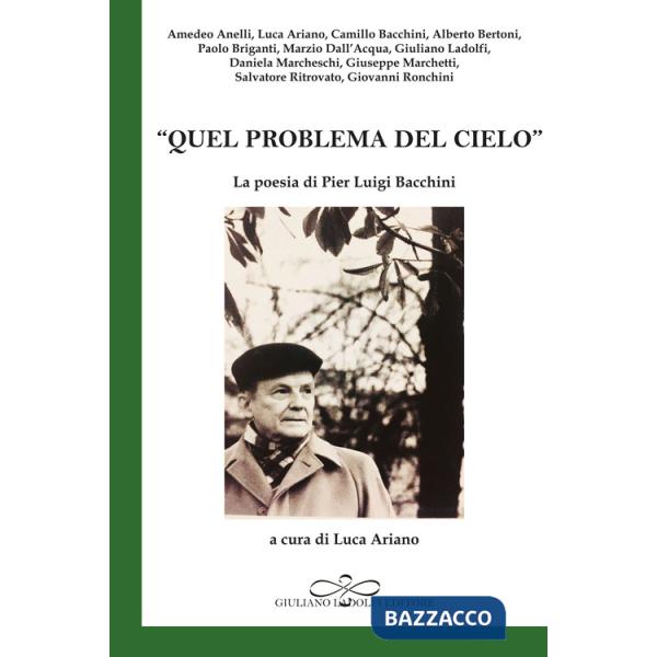 «Quel problema del cielo». La poesia di Pier Luigi Bacchini